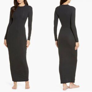 SKIMS Fits Everybody Crew Neck Long Sleeve Dress Sz XL